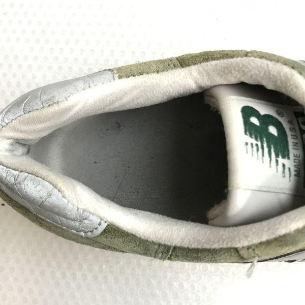 new balance M1400MG leather sneakers olive green women's US5 / 23.0 USA made(USED)