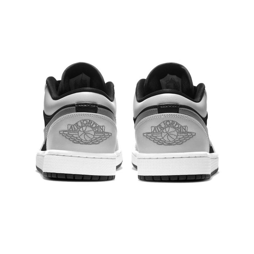 Jordan Air Jordan 1 Low top Skateboard Shoes Unisex Black Gray 553558-132(Team162-SBOX)