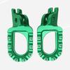 Professional Studded Foot Pedals Footrest for Motorcycle Offroads Dirt Bike Enhanced Grip and Control Lightweight 1 Pair