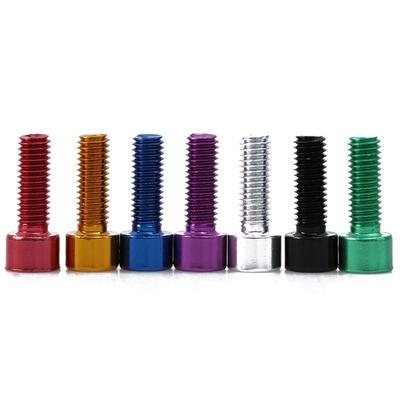 Bike 7 Colors Water Bottle Cage Bolts Aluminum Zinc Zinc Alloy Bike Bottle Holder Screw Kettle Rack Screw