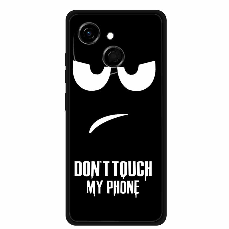 For Tecno Spark 40C Case Soft Black TPU Silicone Back Shockproof Cover for Tecno Spark40C 40 C Case Pop 10 Pro Butterfly Funda