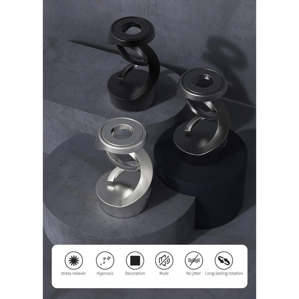 Suspension Gyroscope Fidget Roller Spinning Top Fidget Spinner Relieve Stress Relief Toy Office Desktop Gadgets Rotating Adults