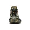 Li Ning Badfive 3 Ultra Camouflage Flat Cushioning Slip Resistant Lightweight Mid top Basketball Shoes Men's Green ABFS011-20