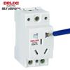 DELIXI Electric DZ47X Modular 5-Hole Socket