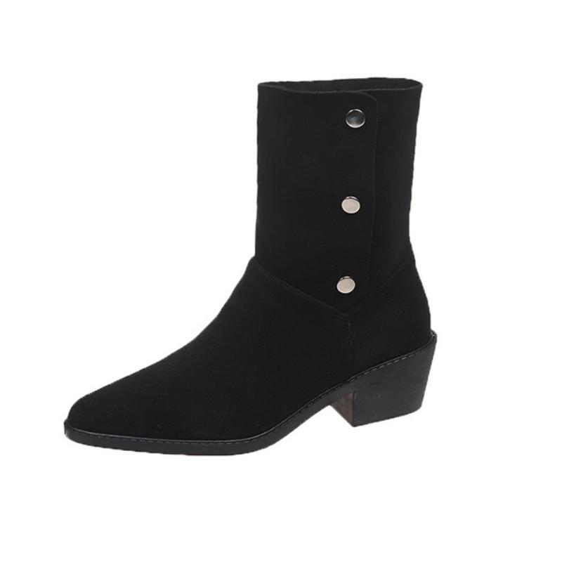 Fashion Leopard Women Ankle Boots Designer New Pointed Toe Heeled Shoes 2025 Winter Goth Retro Woman Fashion Gladiator Boots Pumps Botas