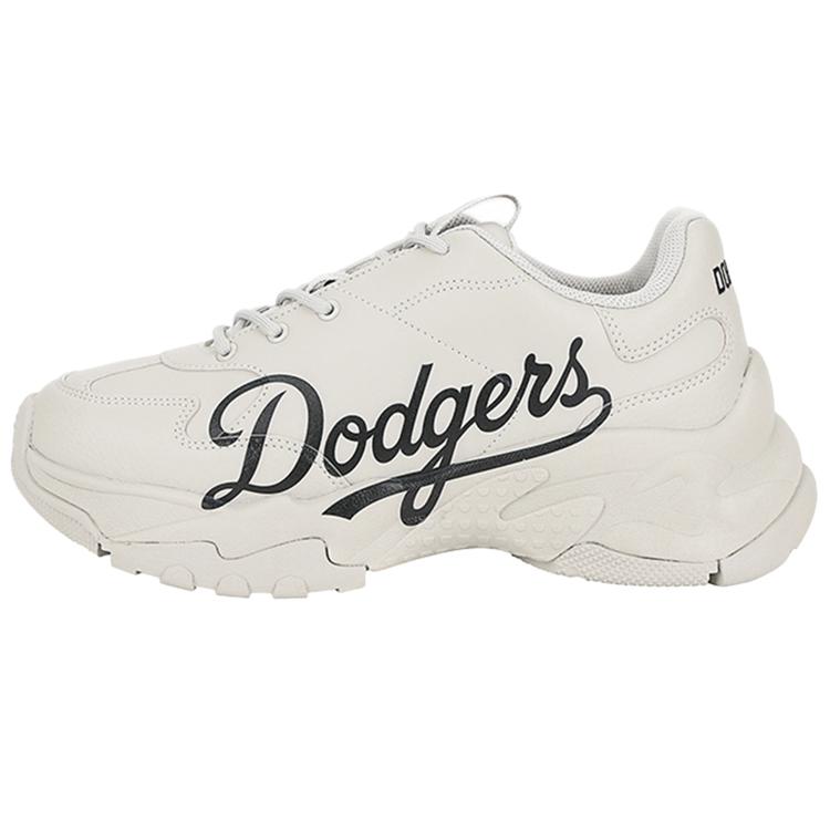 New MLB Big Ball Chunky Collection Wear Resistant Height Increasing Low Top Chunky Sneakers Unisex Gray 32SHC2011-07M