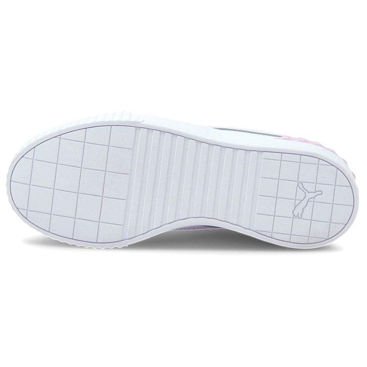 PUMA Carina Lift Casual Board Shoes White/Pink Women's 373031-10
