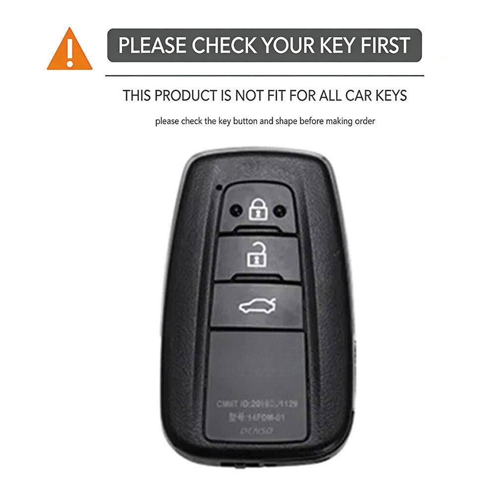 Zinc Alloy For Toyota Chr Camry Prius Land Cruiser Prado Furniture Corolla Yaris Rav4 Highlander Leather Car Key Case Cover