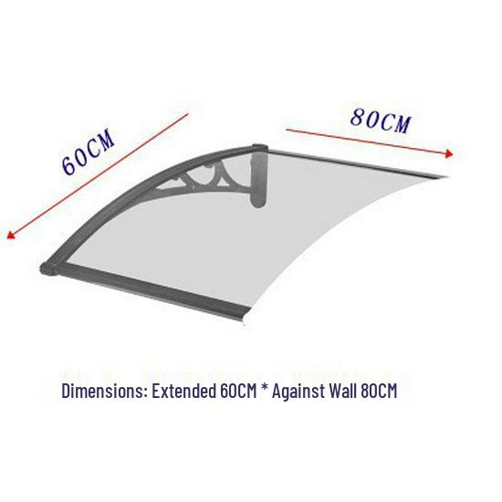Aluminum Alloy Waterproof Awning Sunshade for Terrace and Balcony