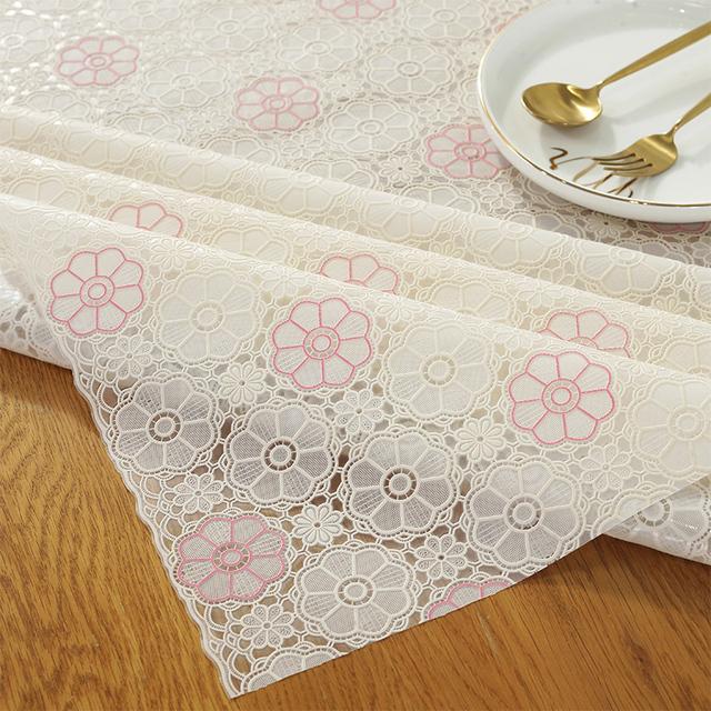 Tovaglia impermeabile in PVC resistente all'olio, lavabile, senza pizzo, in plastica, modello bianco, lenzuolo da scrivania per ristorante, tappetino per la colazione dell'hotel