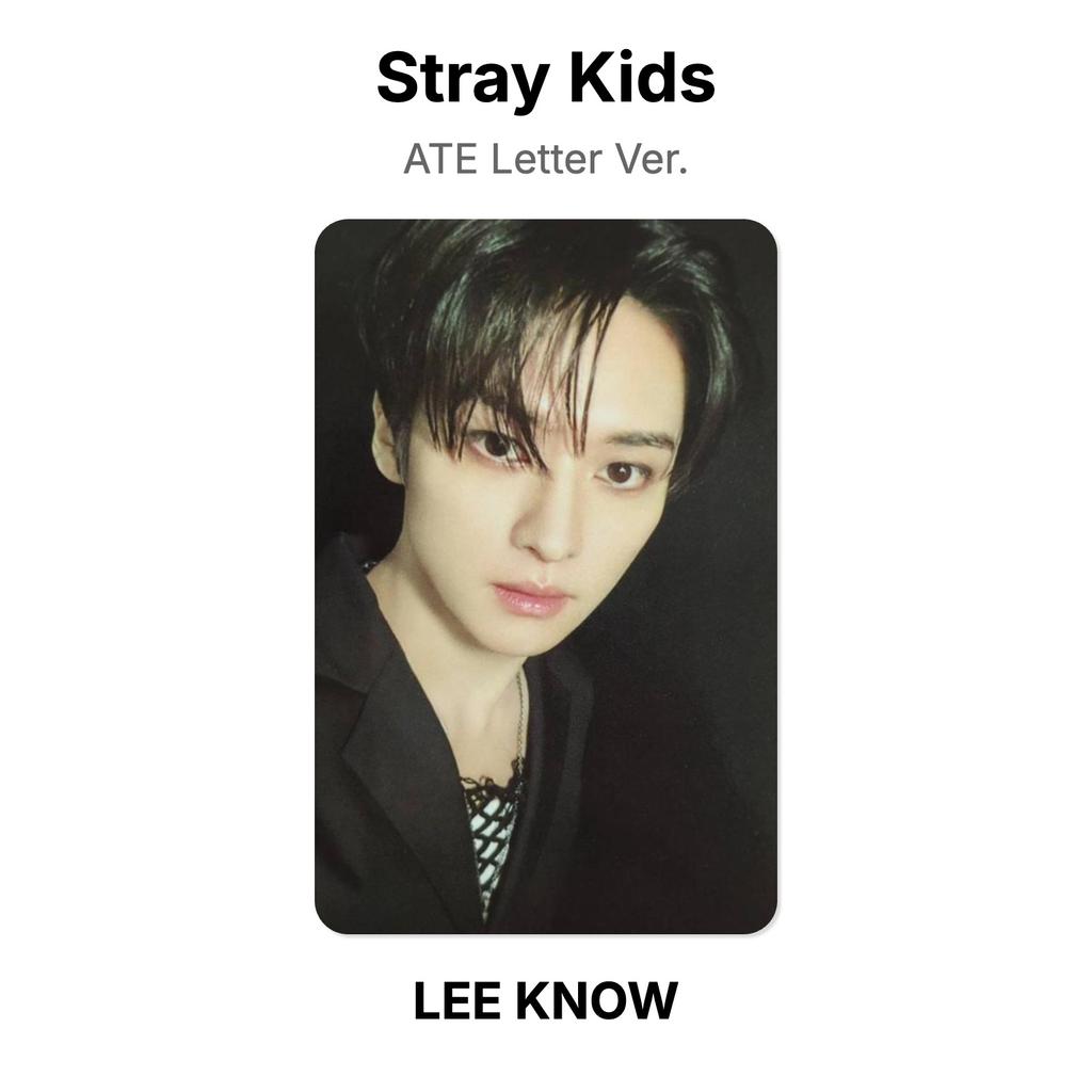 Stray Kids ATE Carta Ver. Cartão de foto oficial