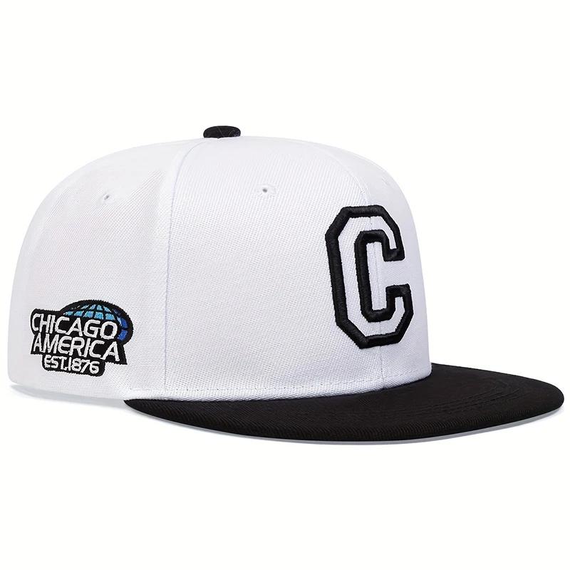 

Унисекс Бейсболка с вышивкой Chicago Хлопковые Snapback Кепки Регулируемая Hip Hop Спортивная Кепка Мужская Женская Уличная Кепка от Солнца Кепки Тракер