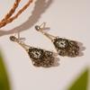 Bohemia Style Bohemian Crystal Earrings Hollow Water Drop Earrings Pendant  Beach