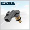 Coolant Temperature Sensor for Land Rover Range Rover Durable No.LR041442 Water Temp Sensor Gold Tone Inner Replacement Car Parts