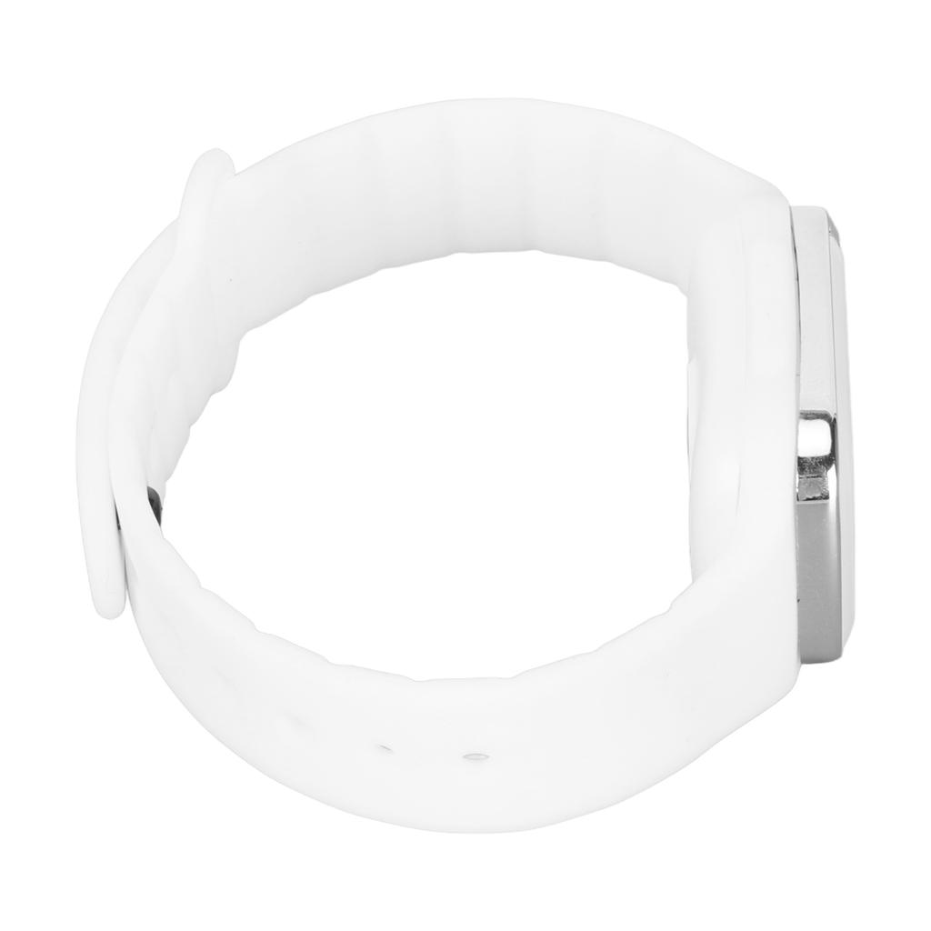 Ultrasound Repellent Bracelet Time Display Body Temperature Monitoring Repellent Watchband White
