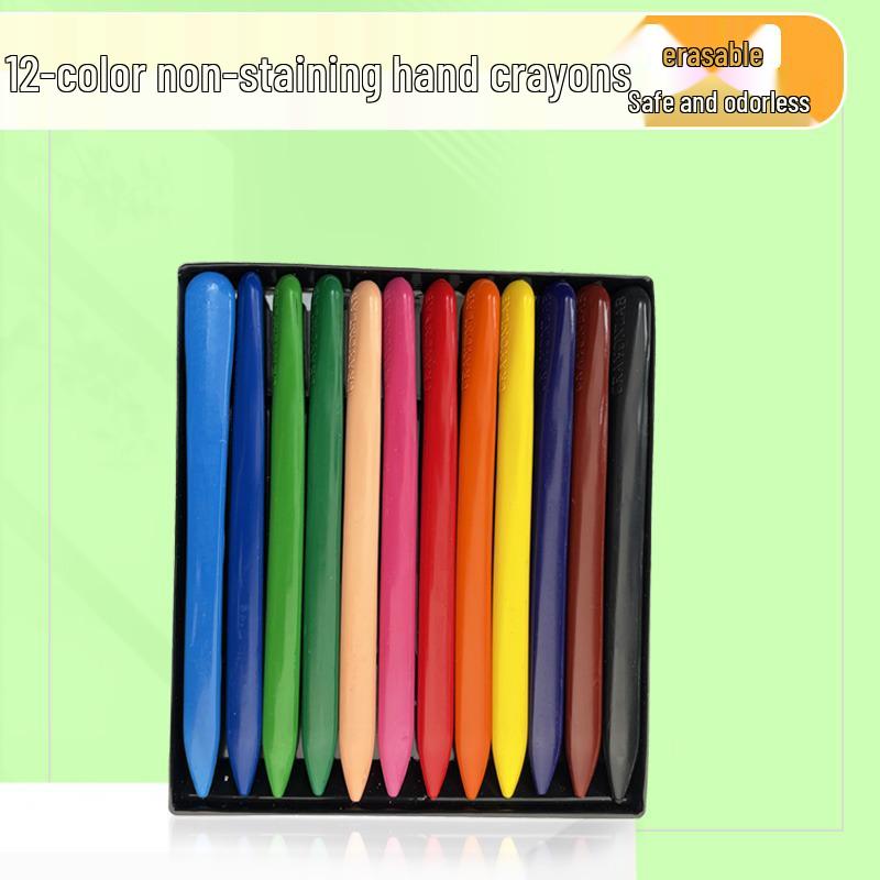 

Не пачкающие восковые мелки для детского сада, специальные, моющиеся, треугольные - карандаши для рисования