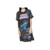 Adidas Originals Fashion Round Neck Letter Print Long Sleeve Dress Women dresses Black BK1952