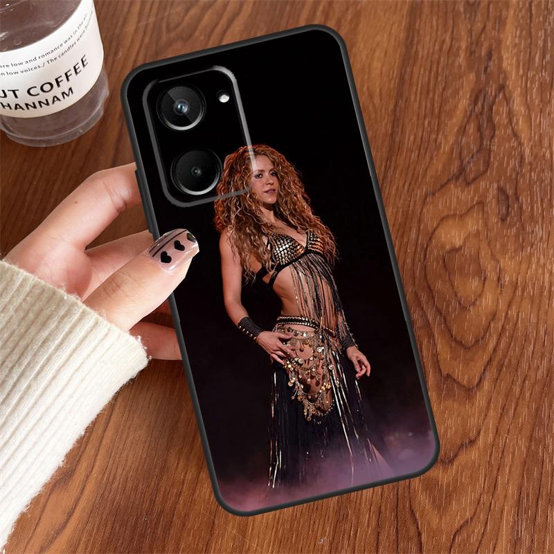 Singer Shakira For Realme GT6 GT7 Pro 10 11 12 13 14 15 Pro Plus C55 C71 C65 C63 C61 C53 C67 C35 C75 Case