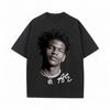 Anthony Edwards Black Cotton Graphic 2026 Summer Bestseller T-Shirt, Casual Sportswear for Adults T-shirt