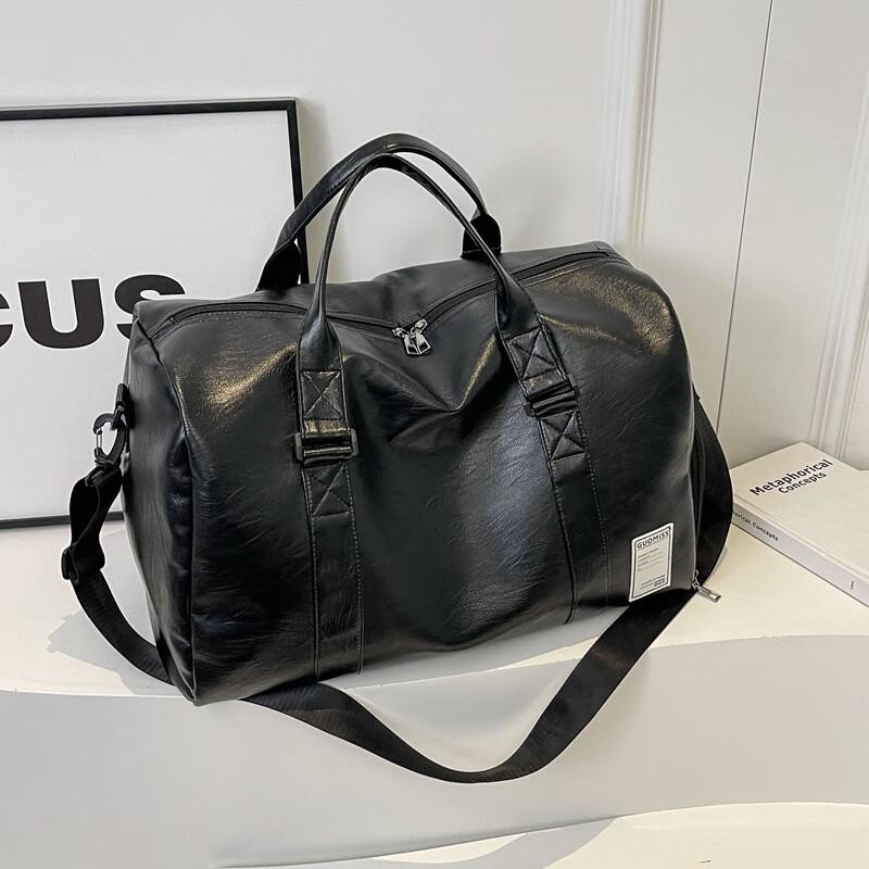 

Li Shen Milo Leather Travel Gym Bag Large Capacity