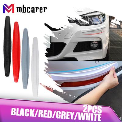 2pcs Car Bumper Protector Strip Guard Scratch Protector Corner Protection Strips Crash Blade Anti-collision Auto