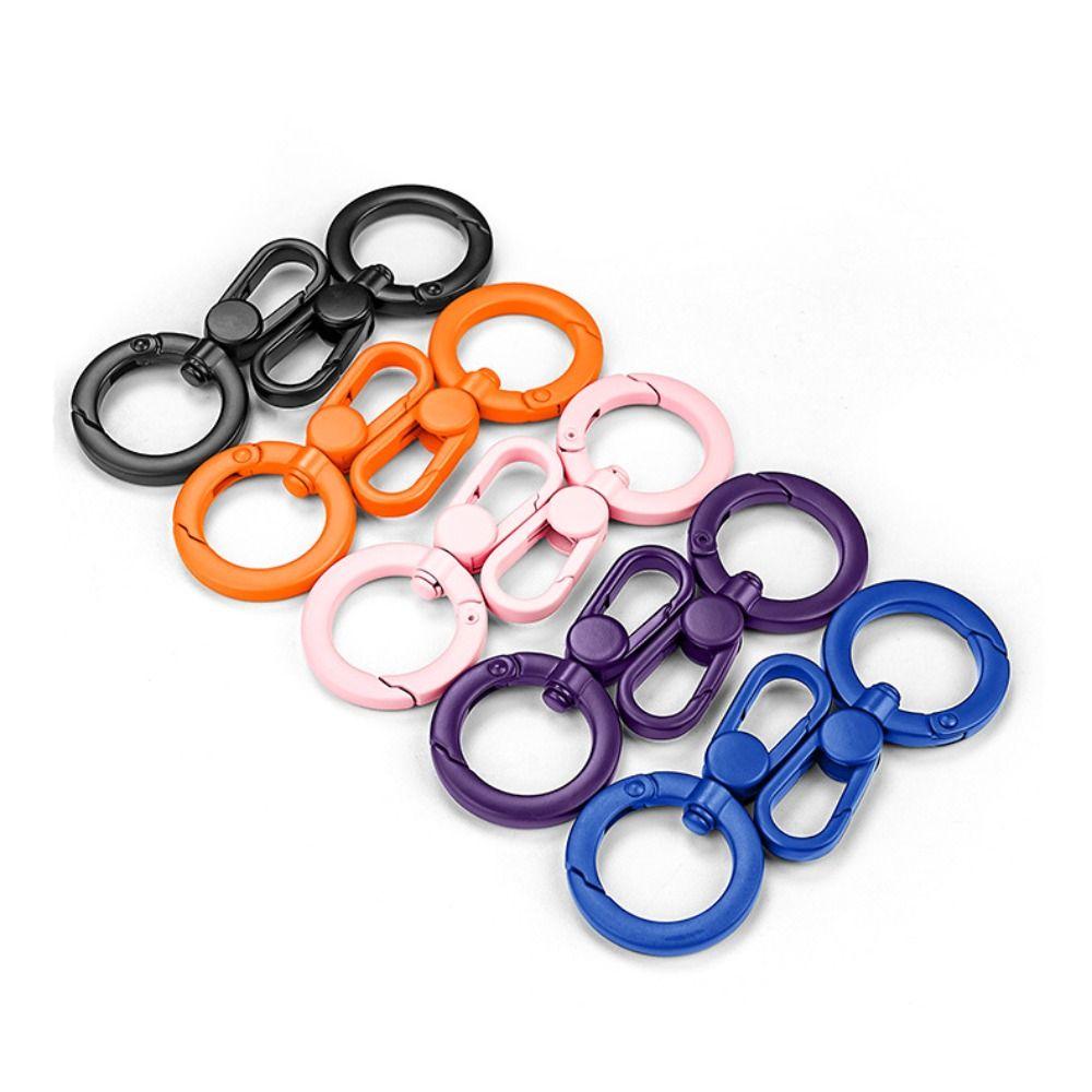 Stainless Steel Phone Lanyard Clip Patch Detachable 360° Rotatable Phone Case Hanging Rope Snap Ultra-thin Anti-lost