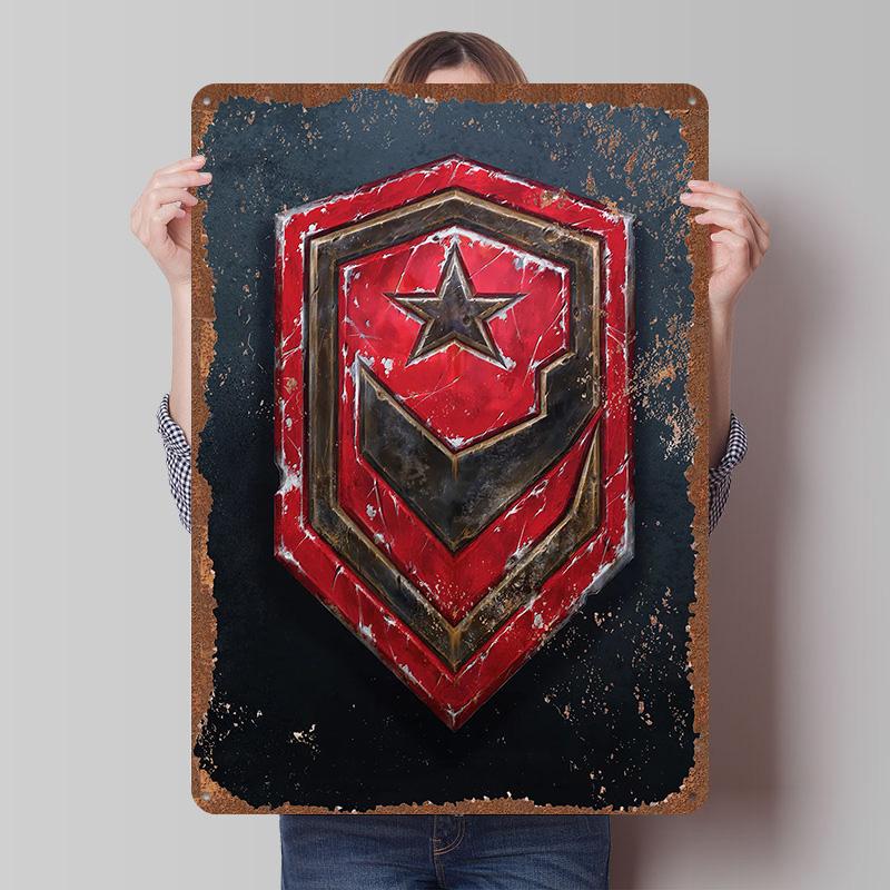 SStarCraft Tinplate Posters Customizable Wall Art Retro Vintage Metal Tin Signs for Decoration Home Decor Items House Interior