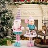 Christmas Collection Doll Legs Retractable Fabric Plush Doll Cute Desktop Decoration Gift Suitable For Boys And Girls Lovers