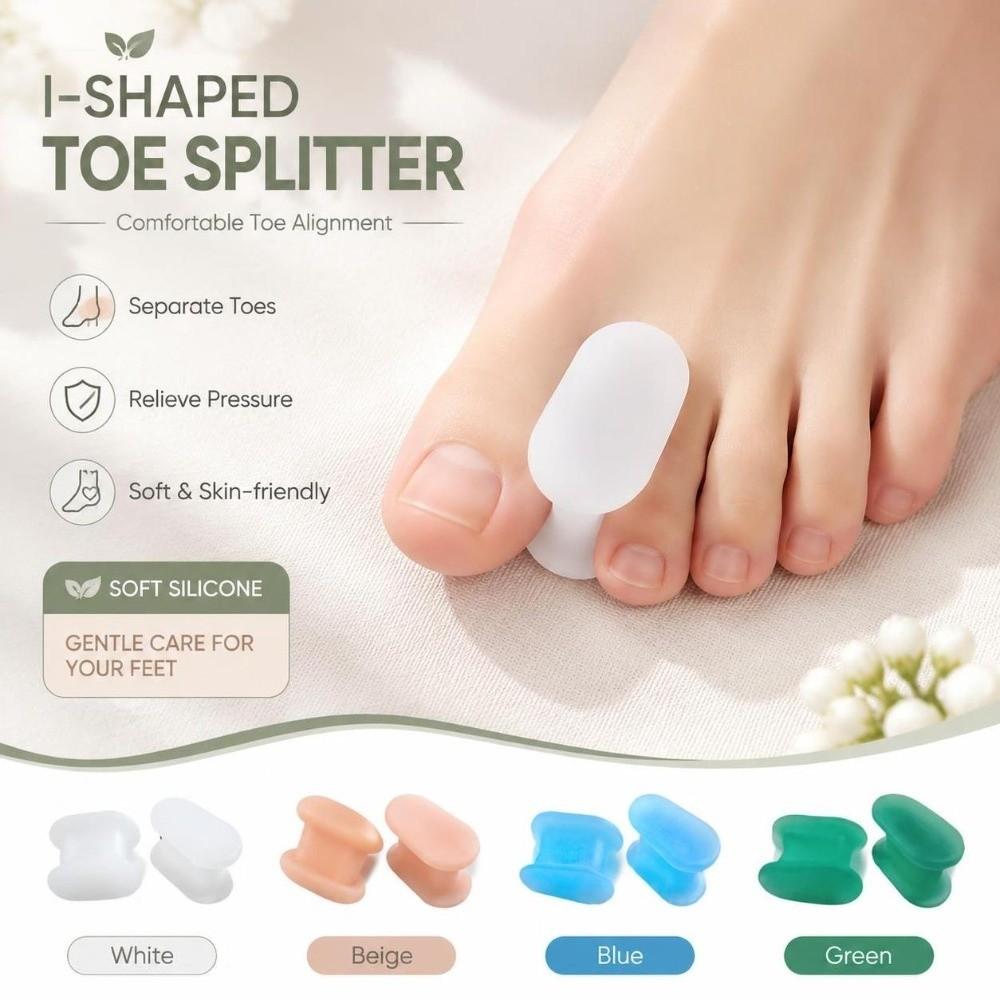 1 Pair Moisture Resistant Toe Spacer Bunion Relief Corrector  Overlapping Toes Bunion Relief