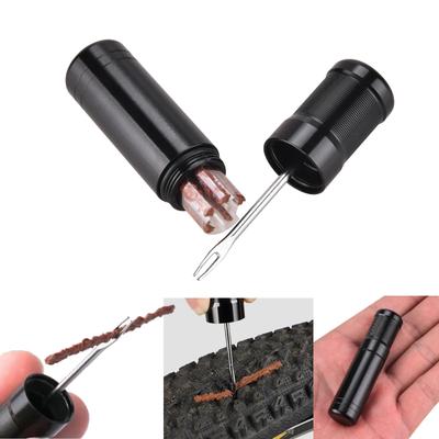 5pcs Bicycle Tubeless Tire Repair Tool  Urgent Glue Patch Sealant Rubber Stripes Tyre Drill MTB Road Bicycle Accessories