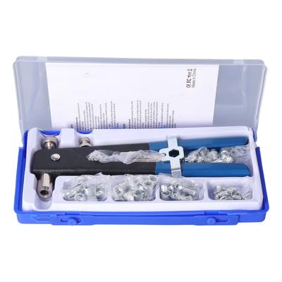 Rivet Gun Kit Portable Save Effort High Hardness Stainless Steel Manual Riveting Tool