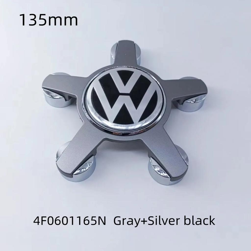 For VW Volkswagen Jetta MK5 Golf 4pcs 135mm Volkswagen Golf Polo Car Wheel Center Caps 5Pins Rim Hub Cover Hubcap Logo Badge Emb