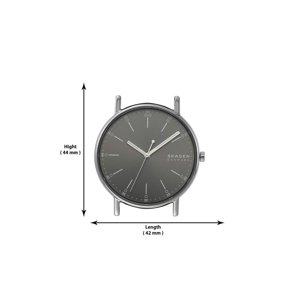 SIGNATUR Medium Brown Leather Watch Three-Hand