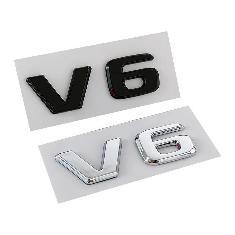 

Mercedes-Benz Vito V6 3D Personalized Creative Rear and Side Emblem Car Sticker V6 Glossy Black