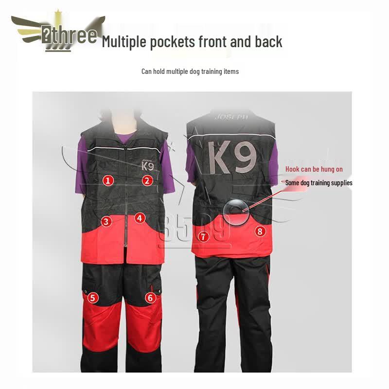 Gilet Professionale da Addestramento per Cani K9