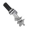 Meat Grinder Screw Liner Replacement Part Metal Construction Kitchen Grinder Screw Sleeve for Commercial Kitchens