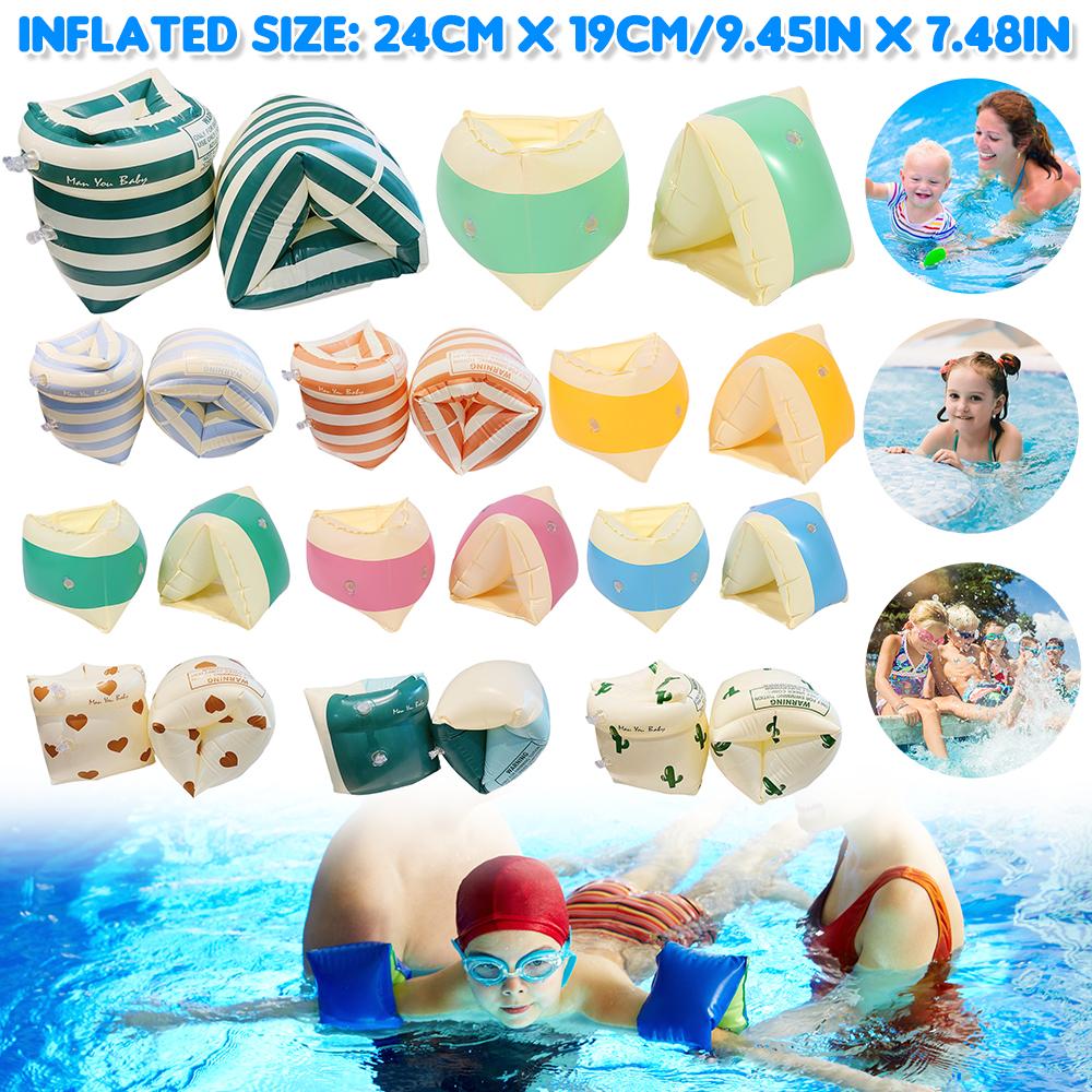 Arm Swimming Ring for Kids Boys Girls Adult Inflatable Floating Arm Sleeve Beach Water Play Toys Pool Arm Floaters Swim Arm Ring