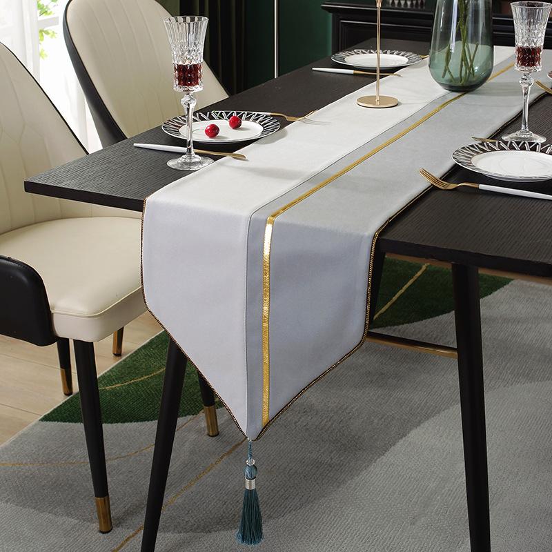 Nuovo Lusso Moderno Bandiera da Tavolo Hot Selling Bandiera da Tè Tovaglietta Nordico Minimalista Showroom Tavolino da Tè Tovaglietta da Tè Disposizione Mobile TV