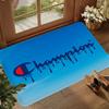 C-Champion brand logo Floor Mat Rectangle Anti-slip Home Soft Badmat Front Door Indoor Outdoor Mat el Decor Mat
