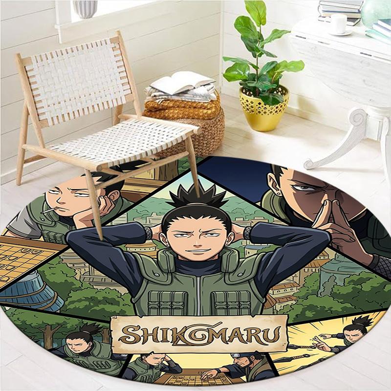 Naruto Runder Teppich Teppich Für Wohnzimmer Schlafzimmer Sofa Spielzimmer Dekor Rutschfeste Fußmatte