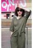 Tencel Linen Summer 2026 Korean Style Two-Piece Set: Top & Wide-Leg Pants for Middle-Aged Women