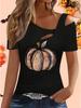 Women's Loose  Halloween and Christmas Gift Tops Blouse Shirt
