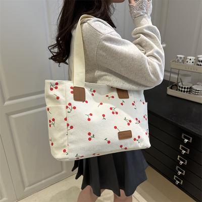 New Student Tote Bag 2025 Beautiful Simple Casual Personality Fashion Shoulder Tote Shopping Bag Tote Bag