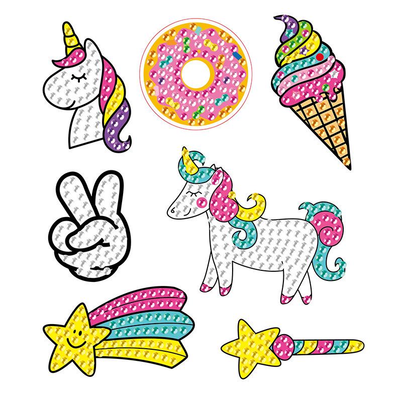 Children s 5D DIY Rhinestone Sticker Magnets - Hot Selling Design