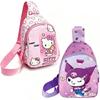 New Bag Korean Spring Summer Cartoon Printed Chest Bag, Lightweight and Fashionable Travel Diagonal Cross Backpack