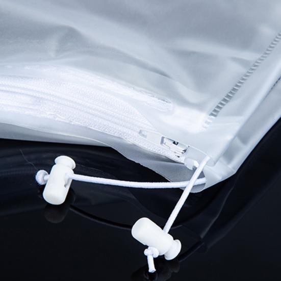 1 Pair Rainproof Shoe Covers Thickened PVC Waterproof No Seam Zipper Wide Opening Non-slip Shoe Protectors