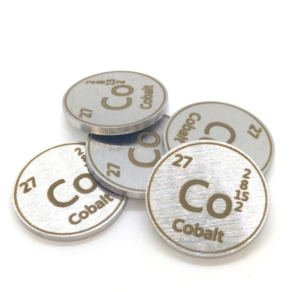 Element próbki Kobalt Co 1 5 (moneta, cal, sztuki)
