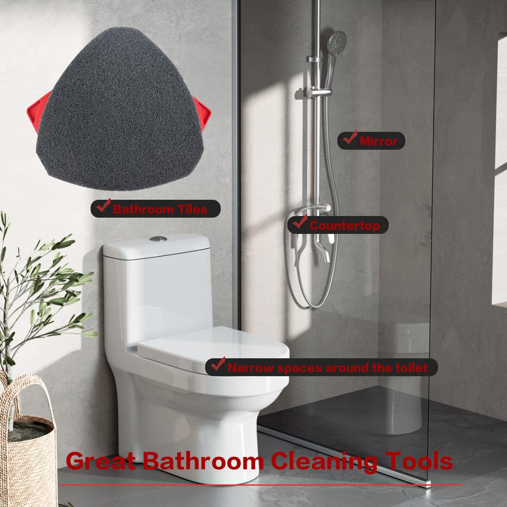 HOME TIMES 1/2 Pcs Scrub Brush Attachment Head Compatible with O Cedar Spin Mop 1 Tank System,2 Pack Tub Tile Scrubber Brush Rep