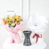 1Pcs Plastic Flower Packaging Liner Plant Stand Stands Packing Material Fixing Bouquet Base Arrangement Floral Supplies