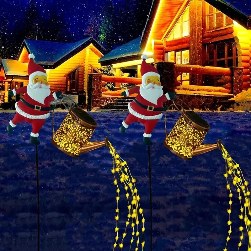 Novelty Solar Kettle Lights Garden Lawn Christmas Decorative Lights Kettle Ground Lamp Solar Night Lights Outdoor Decoration